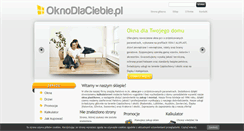 Desktop Screenshot of oknodlaciebie.pl